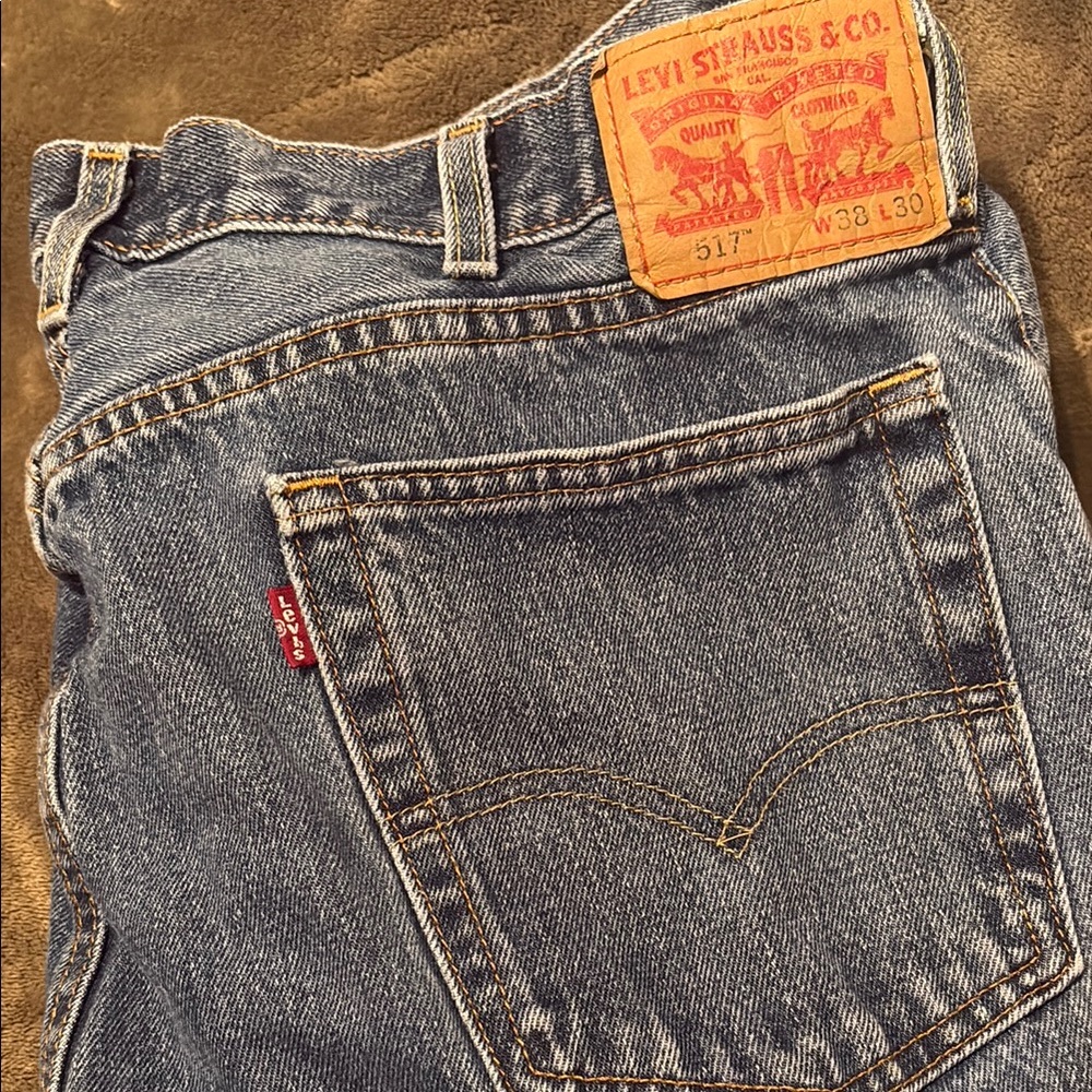 Levi's Classic Blue Bootcut Denim Jeans